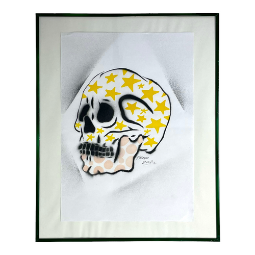 Frodo Mikkelsen Unique one of one Stencil Art piece - Restorecph