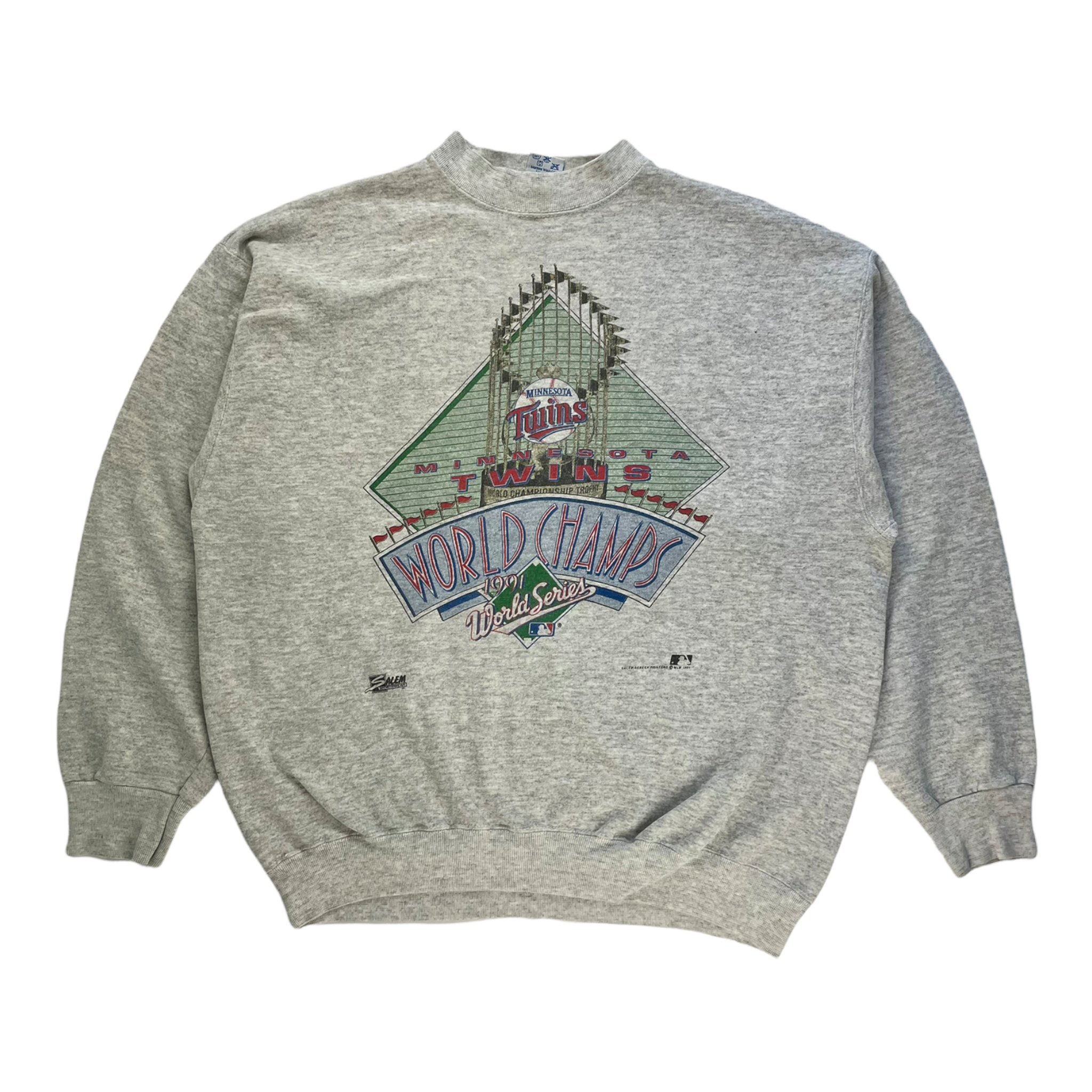 Rare Vintage 1991 MLB Minnesota Twins Sweatshirt - Restorecph