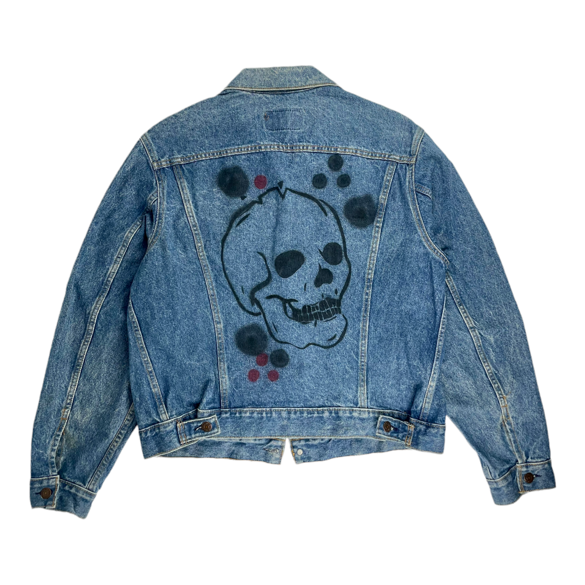 Upcycled Vintage Levis Denim Jacket By Frodo Mikkelsen - Restorecph