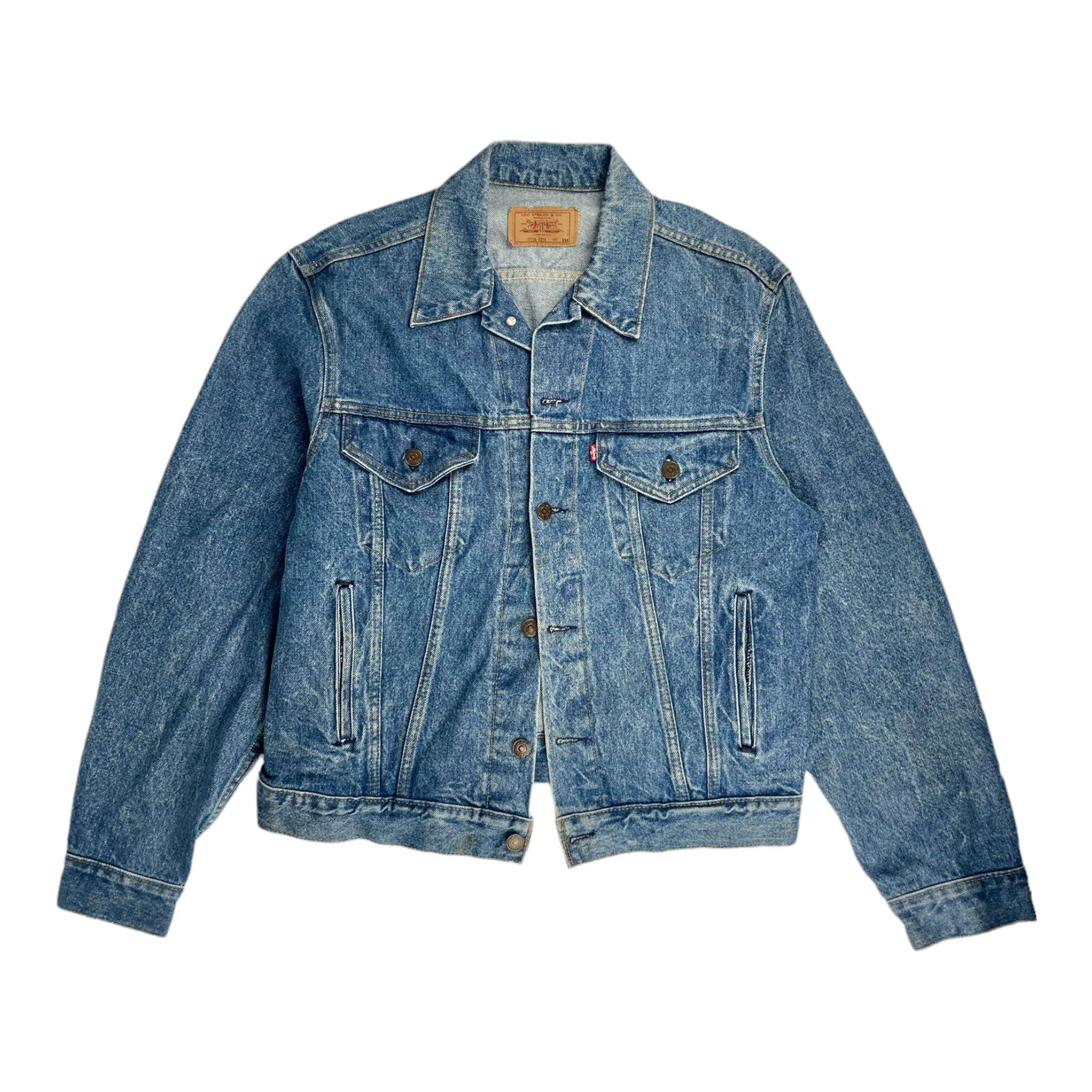 Upcycled Vintage Levis Denim Jacket By Frodo Mikkelsen - Restorecph