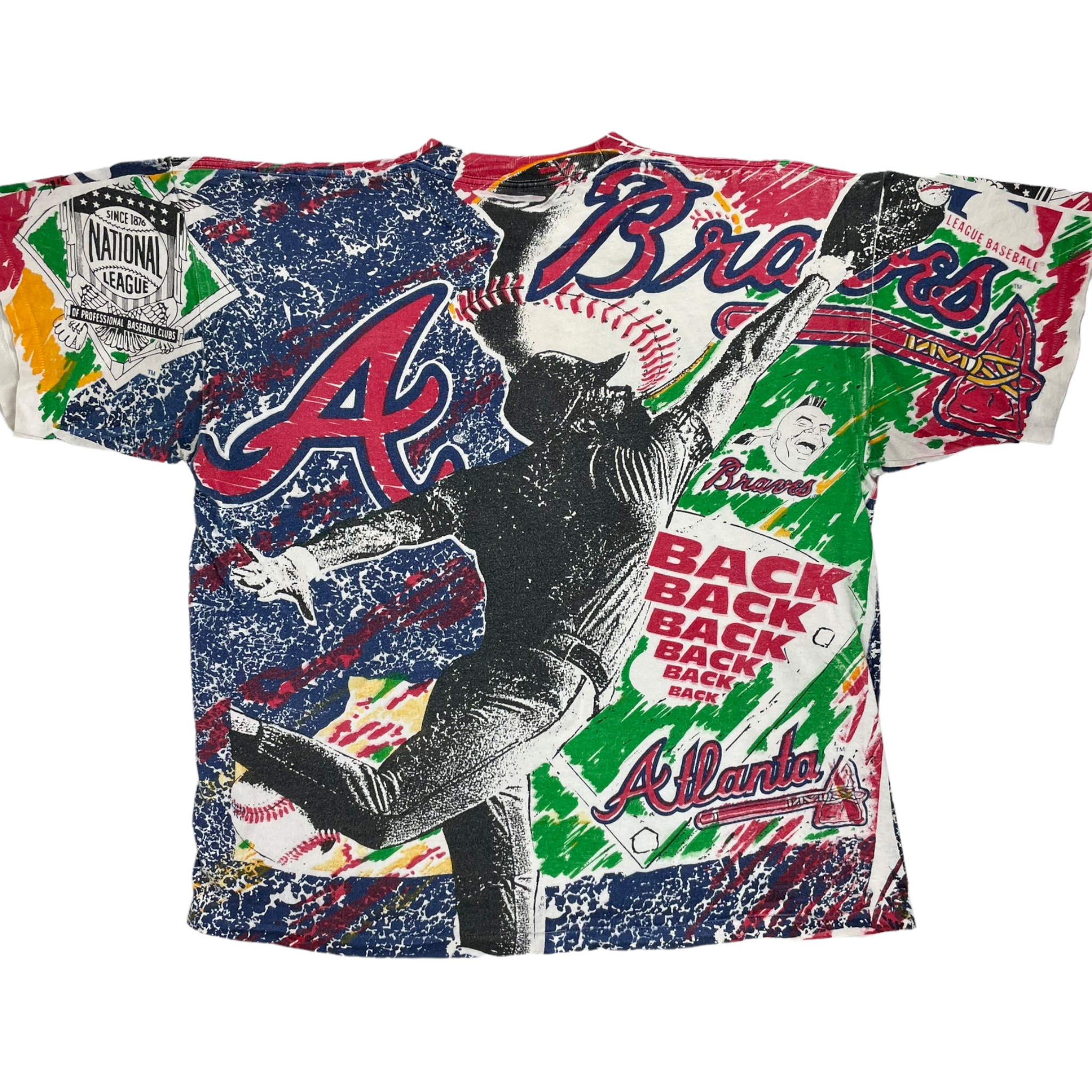 Rare Vintage Early 90 Atlanta Braves t-shirt - Restorecph
