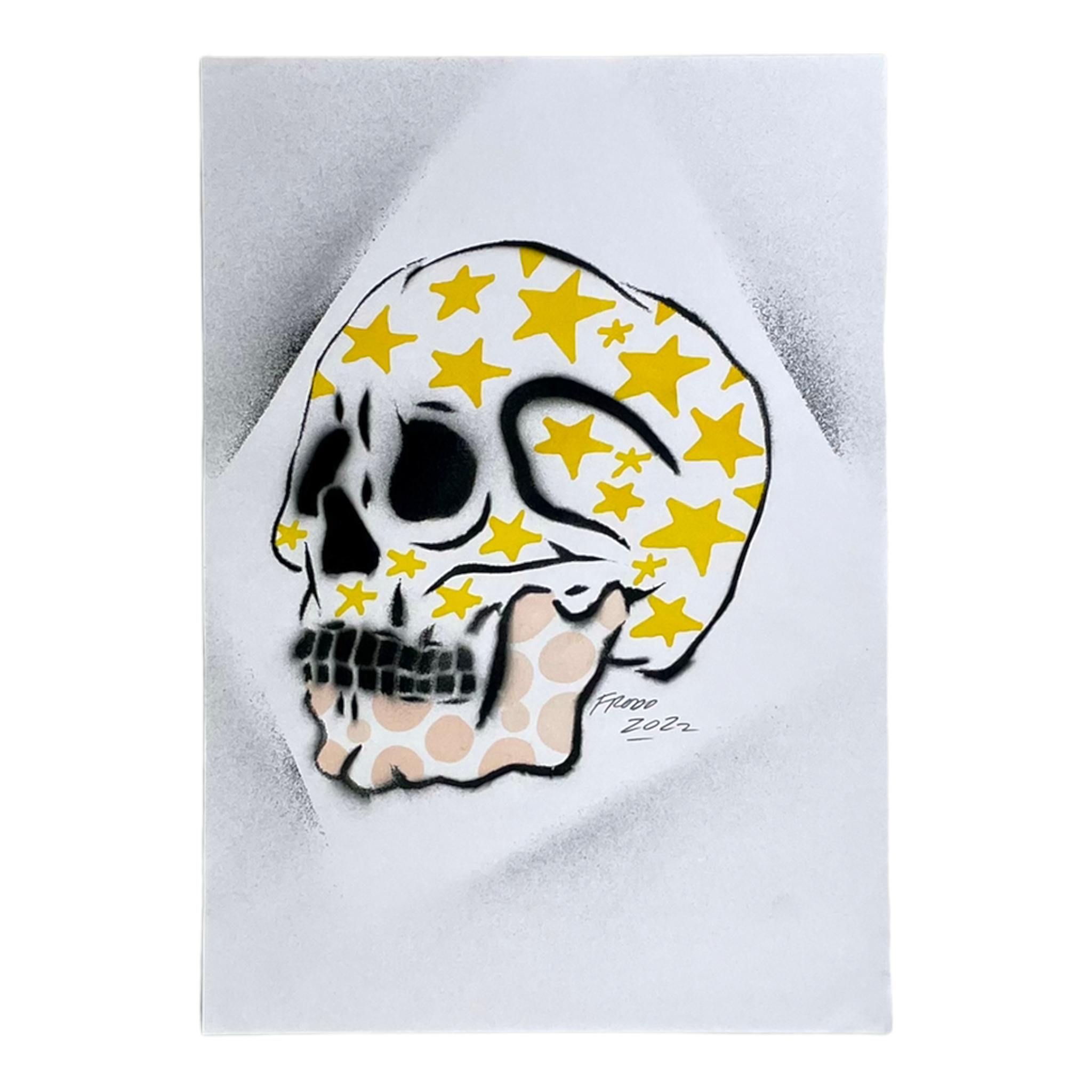 Frodo Mikkelsen Unique one of one Stencil Art piece - Restorecph