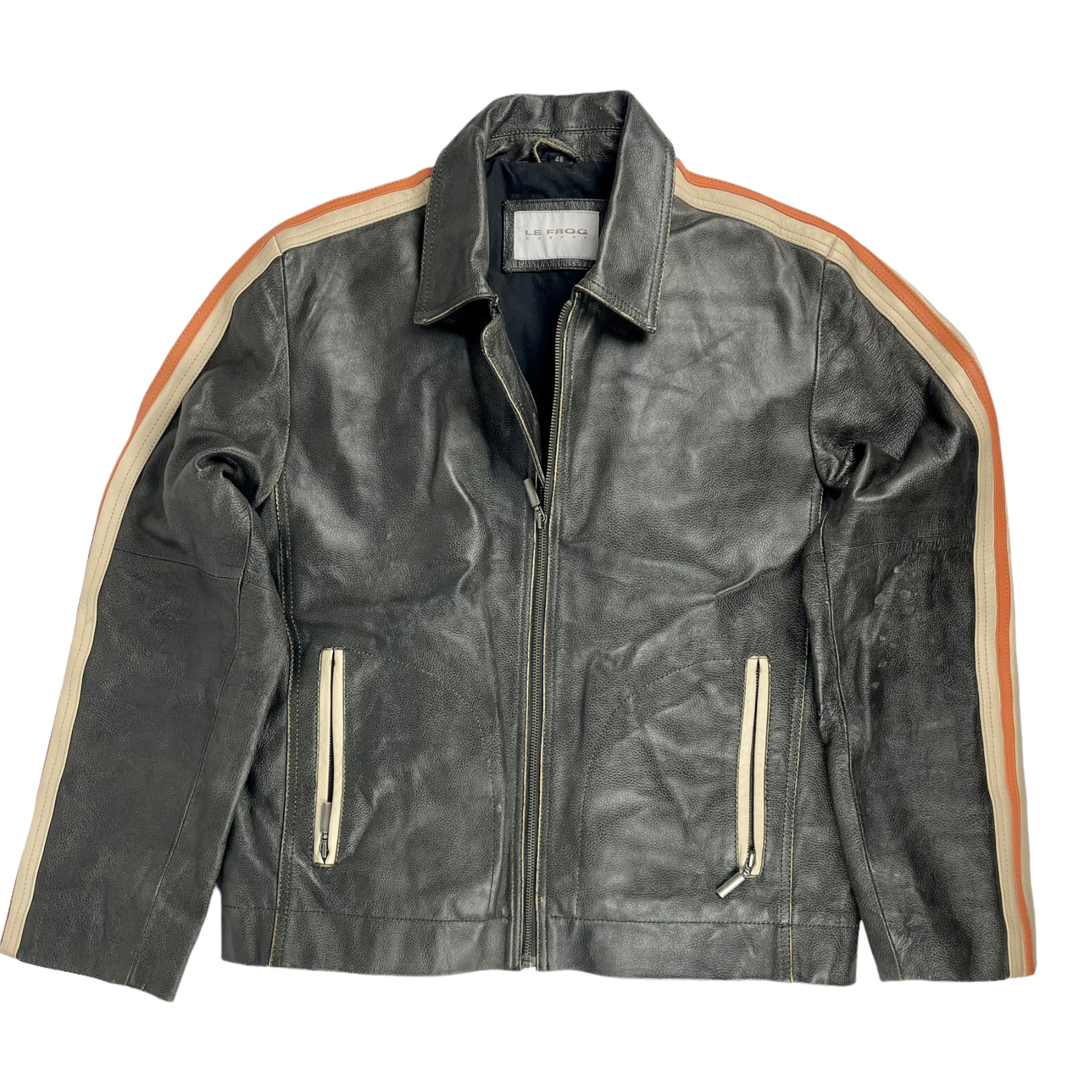 Vintage 90s Motorcycle Jacket - Restorecph