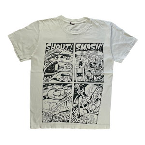Vintage Peter Bagge x Stussy Punk Comic T-Shirt - Restorecph