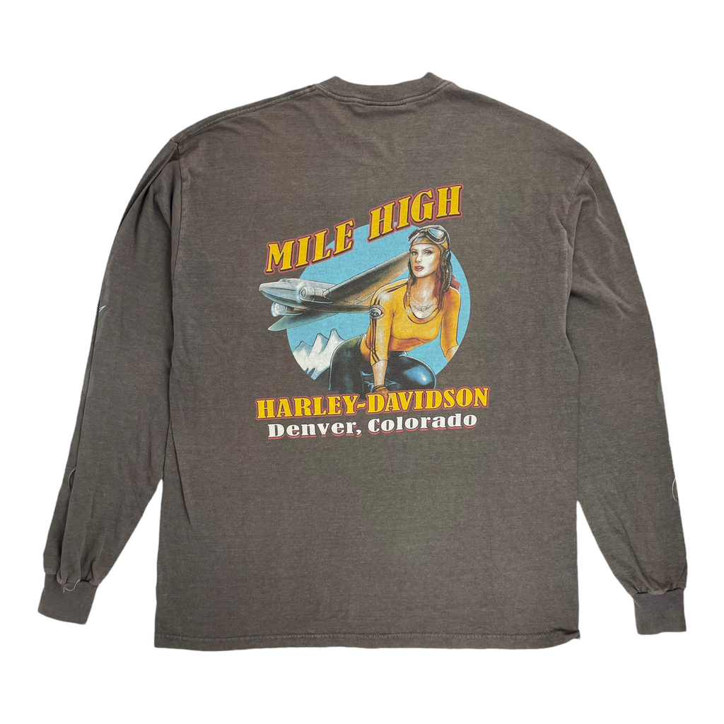 Vintage Harley Davidson Long Sleeved T-shirt - Restorecph