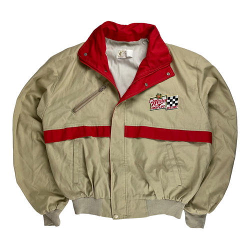 Vintage 80s Miller High Life Racing Jacket - Restorecph
