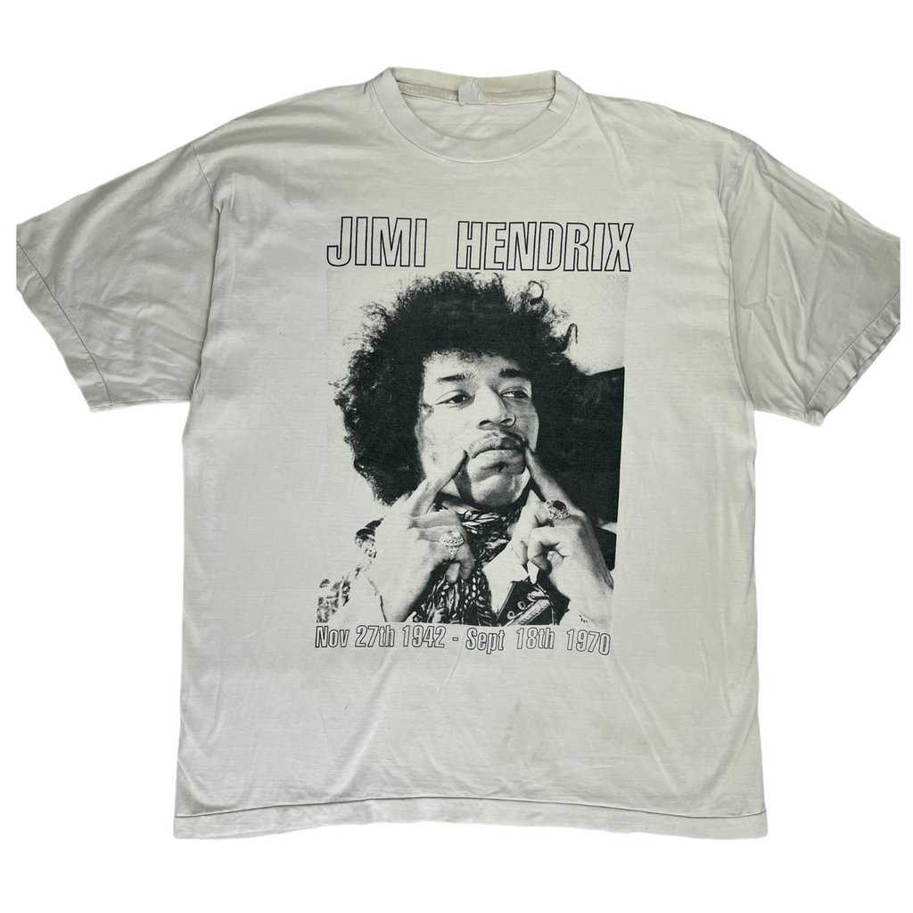 Vintage Jimi Hendrix Memorial T-Shirt - Restorecph