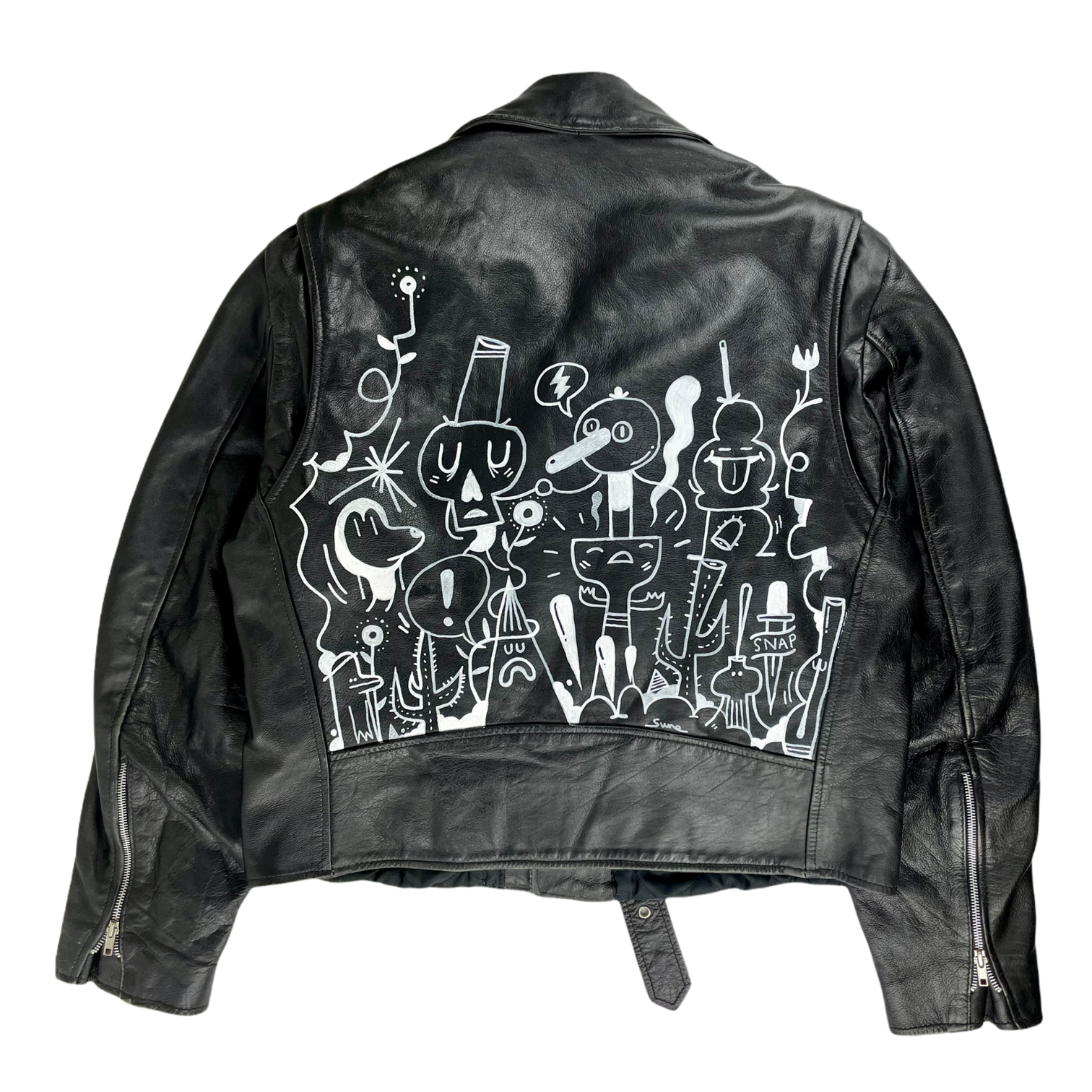 Restore Cph X Sune Ehlers Vintage Perfecto Motorcycle Jacket - Restorecph