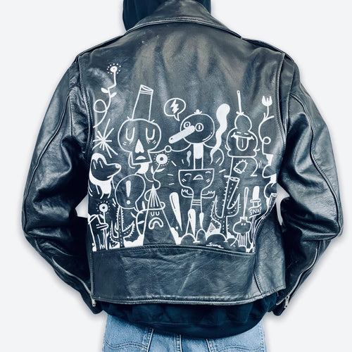 Restore Cph X Sune Ehlers Vintage Perfecto Motorcycle Jacket - Restorecph