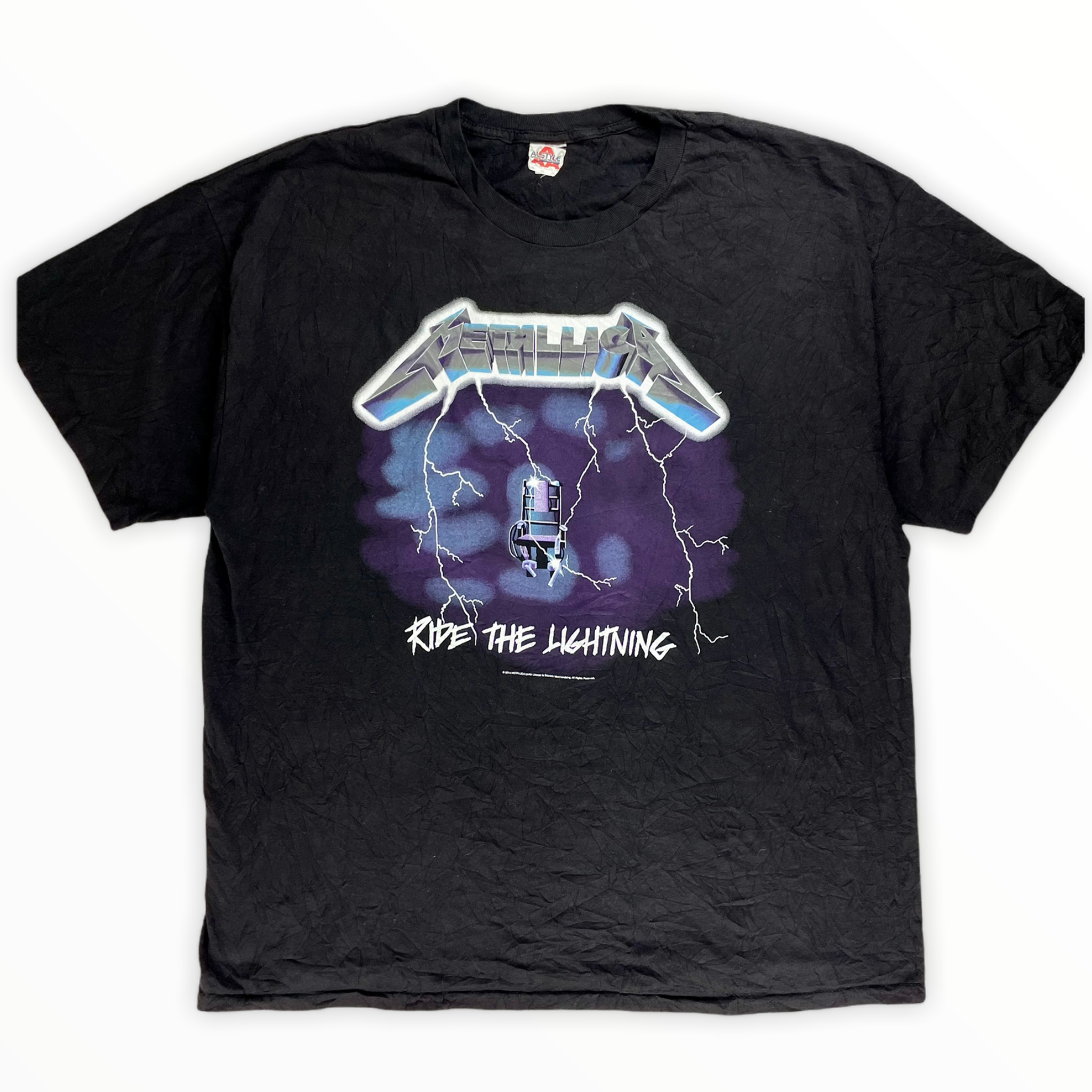 Vintage Metallica Ride The Lightning T-shirt - Restorecph
