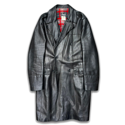 Vintage 2001 Dolce & Gabbana Lambskin Long Coat - Restorecph