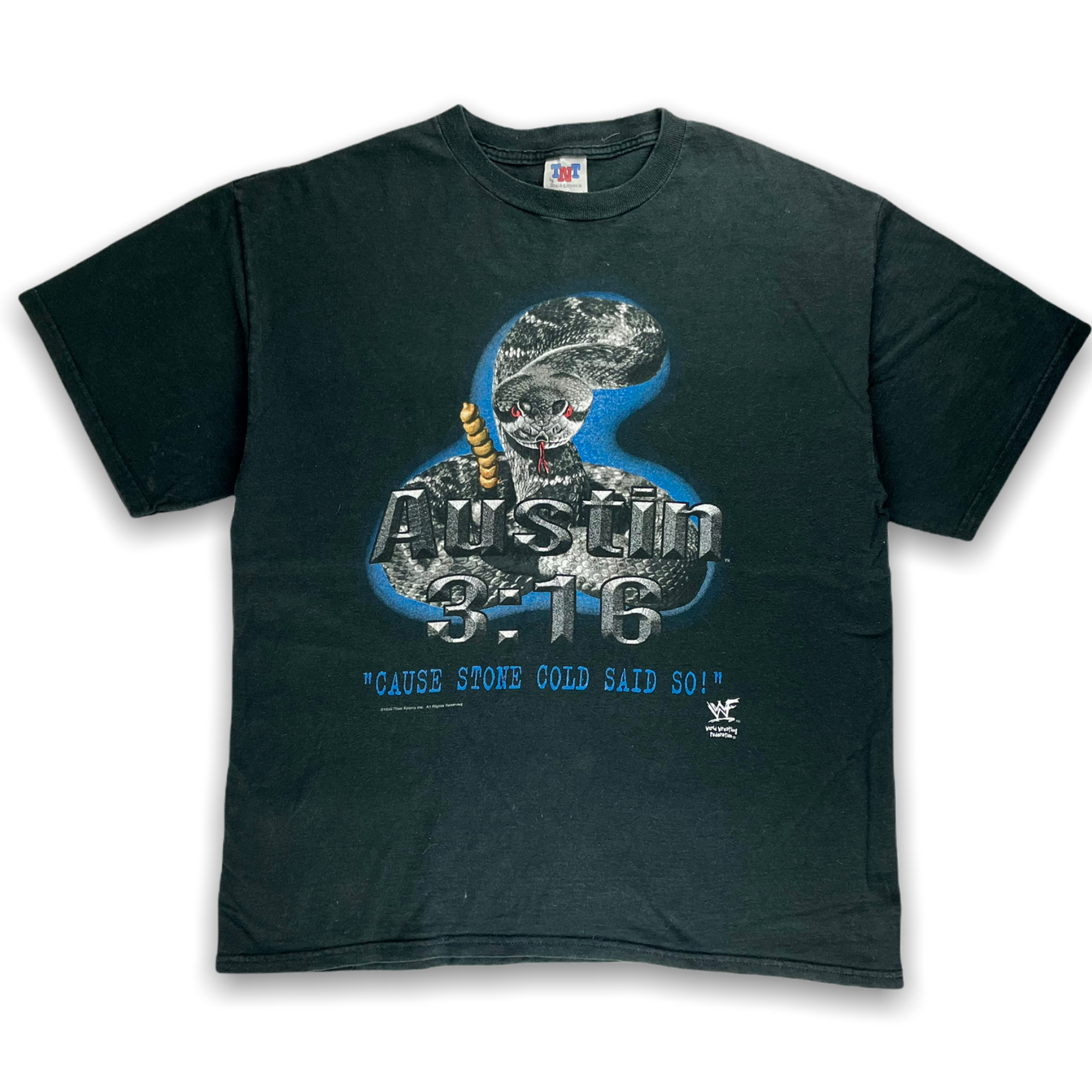 Vintage 90s Stone Cold T-shirt - Restorecph