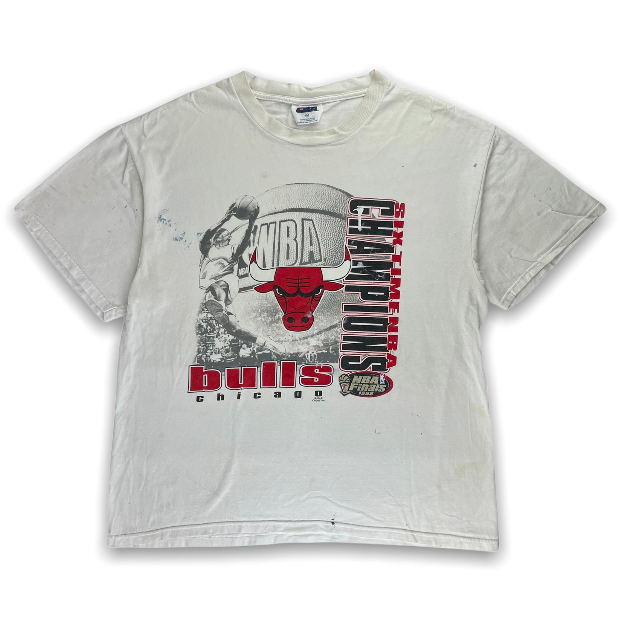 Vintage 1998 Bulls Championship T-shirt - Restorecph