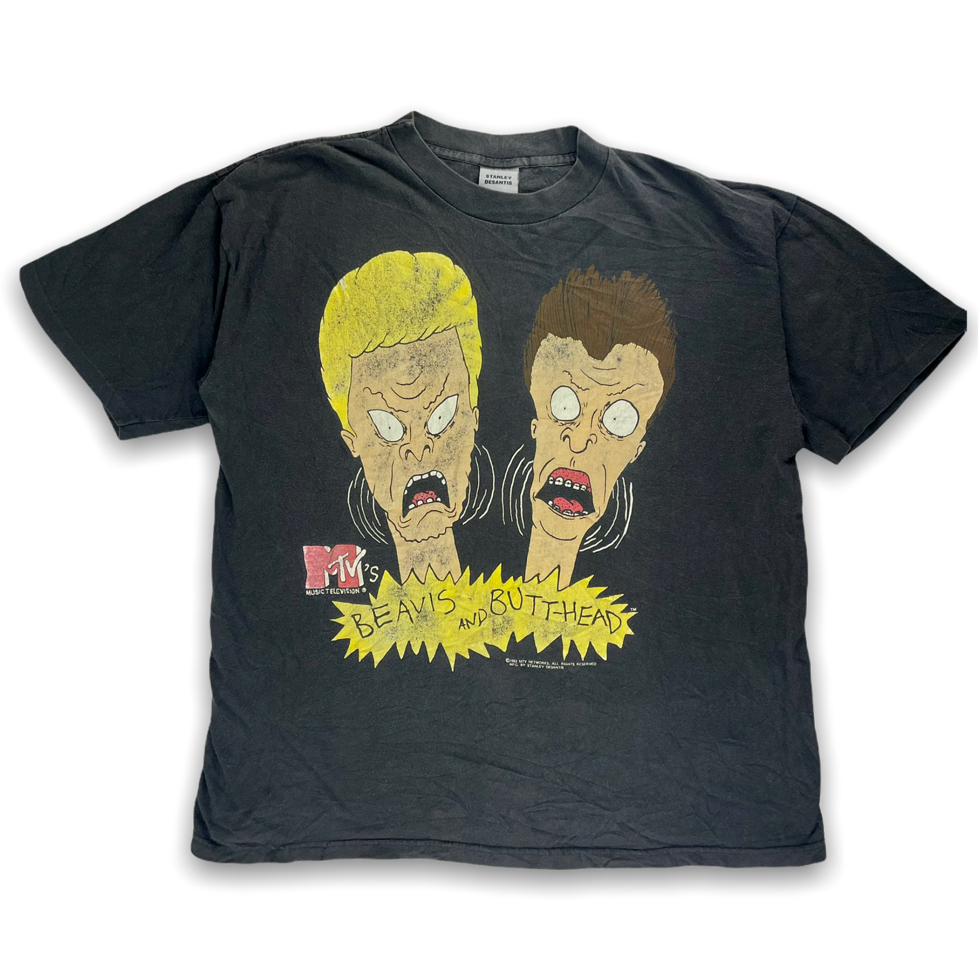 Rare Vintage Beavis and Butthead MTV 1993 T-shirt - Restorecph
