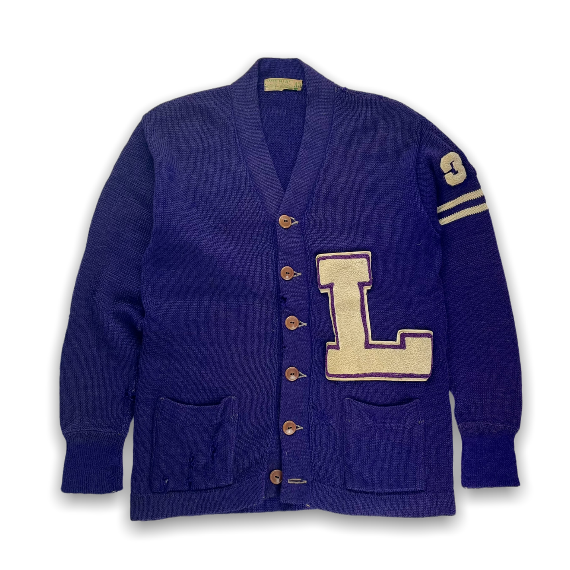 Rare Vintage 1950s Letterman Cardigan - Restorecph